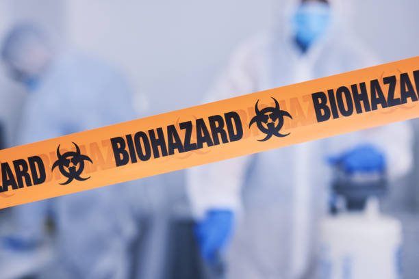Professional Blood Cleanup technician working in Dryden, MI